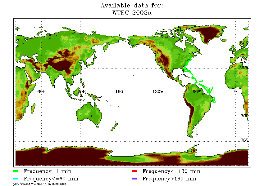 Data quality visualization for year 2002a