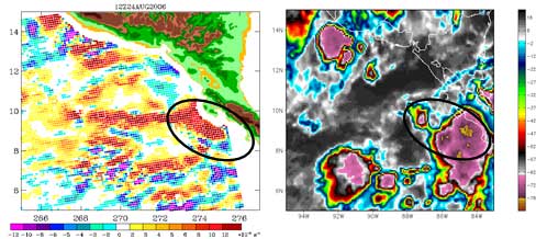 Radar scans HurricaneIsabel